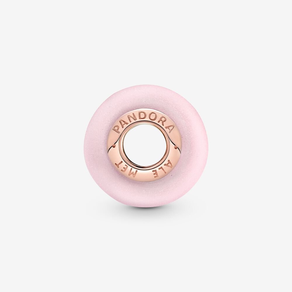 789421C00 MATTE PINK MURANO GLASS CHARM – The White House Boutique